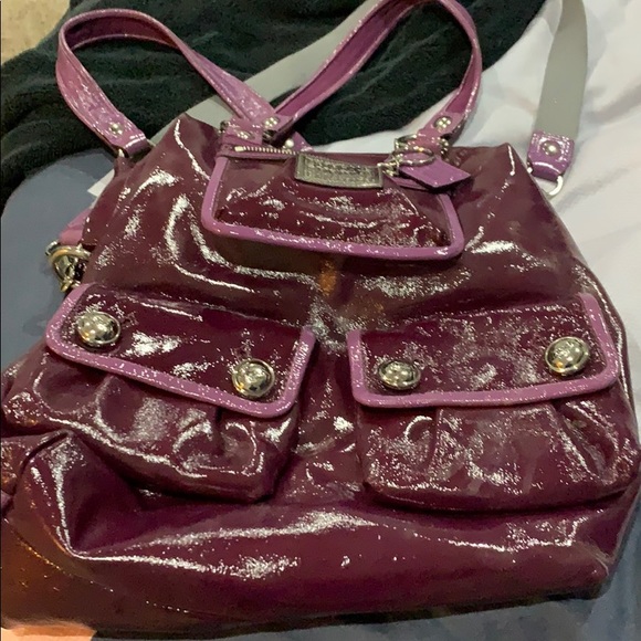 Purple poppy purse coach - Picture 4 of 4